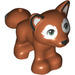 LEGO Dark Orange Fox with Green Eyes (25285)