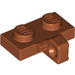 LEGO Dunkelorange Scharnier Platte 1 x 2 mit Vertikale Verriegeln Stub mit unterer Nut (44567 / 49716)