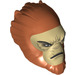LEGO Dark Orange Hylobon Enforcer Minifigure Head (39418)