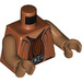 LEGO Dark Orange Ithorian Jedi Master Minifig Torso (973 / 76382)