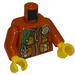 LEGO Orange sombre Jungle Exploration Man Minifig Torse (973 / 76382)