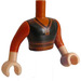 LEGO Dark Orange Kristoff Friends Torso Male (38558 / 92815)