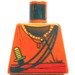 LEGO Naranja oscuro Minifigura Torso sin brazos con Sherpa Sangye Dorje (973)