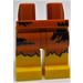 LEGO Dunkelorange Minifigure Hüften und Beine mit Caveman Muster (3815)