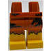 LEGO Dark Orange Minifigure Hips and Legs with Caveman Pattern (3815)