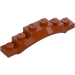 LEGO Donkeroranje Spatbord Plaat 1 x 6 met Rand (4925 / 62361)