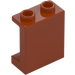 LEGO Mörk Orange Panel 1 x 2 x 2 med sidostöd, ihåliga knoppar (35378 / 87552)