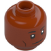 LEGO Dark Orange Pharrell Williams Minifigure Head (Recessed Solid Stud) (3274)