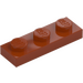 LEGO Ciemna pomarańcza Płytka 1 x 3 (3623)