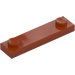 LEGO Dark Orange Plate 1 x 4 with Two Studs without Groove (92593)