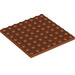 LEGO Dark Orange Plate 8 x 8 (41539 / 42534)