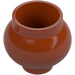 LEGO Ciemna pomarańcza Pot / Cauldron z Uchwyt Holders (79807 / 98374)