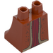 LEGO Donkeroranje Rok met Rood en Oranje Robes (36036 / 108523)