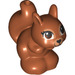 LEGO Dark Orange Squirrel with Large Brown Eyes (49086)