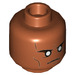 LEGO Dark Orange The Watcher Minifigure Head (Recessed Solid Stud) (3626 / 79260)
