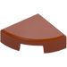 LEGO Dark Orange Tile 1 x 1 Quarter Circle (25269)