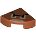 LEGO Dunkelorange Fliese 1 x 1 Quartal Kreis mit Goomba (25269 / 69092)