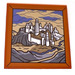 LEGO Dark Orange Tile 4 x 4 with Painting of Ost-in-Edhil City Sticker (1751)