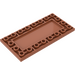 LEGO Dark Orange Tile 4 x 8 Inverted (83496)