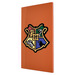 LEGO Dark Orange Tile 4 x 8 Inverted with Hogwarts Emblem Sticker (83496)