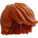 LEGO Dark Orange Tousled Hair Swept Left (18226 / 87991)