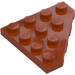 LEGO Dark Orange Wedge Plate 4 x 4 Corner (30503)