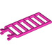 LEGO Dark Pink Bar 7 x 3 with Double Clips (5630 / 6020)