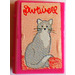LEGO Dark Pink Book 2 x 3 with Cat Sticker (33009)