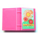 LEGO Dark Pink Book 2 x 3 with Flowers, 1 on Outside, 2 s on Inside Sticker (33009)