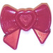 LEGO Dark Pink Bow with Heart Knot (11618)