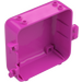 LEGO Dark Pink Box 3 x 8 x 6.7 with Female Hinge (64454)