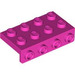 LEGO Rose foncé Support 2 x 4 avec 1 x 4 Downwards assiette (5175)