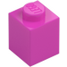 LEGO Dark Pink Brick 1 x 1 (3005 / 30071)