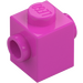 LEGO Dark Pink Brick 1 x 1 with Studs on Two Opposite Sides (47905)