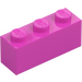 LEGO Dark Pink Brick 1 x 3 (3622)