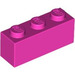 LEGO Rose foncé Brique 1 x 3 (3622 / 45505)