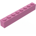 LEGO Donkerroze Steen 1 x 8 (3008)