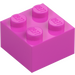 LEGO Dark Pink Brick 2 x 2 (3003 / 6223)