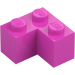 LEGO Dark Pink Brick 2 x 2 Corner (2357)