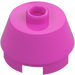 LEGO Dark Pink Brick 2 x 2 Round with Sloped Sides (98100)