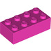 LEGO Dark Pink Brick 2 x 4 (3001 / 72841)
