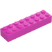 LEGO Dark Pink Brick 2 x 8 (3007 / 93888)