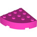 LEGO Dark Pink Brick 4 x 4 Round Corner (2577)