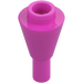 LEGO Dark Pink Cone 1 x 1 Inverted with Bar (11610)