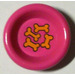 LEGO Dark Pink Dinner Plate with Dog Biscuits (6256 / 84419)