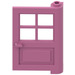 LEGO Dark Pink Door 1 x 4 x 5 with 4 Panes with 2 Points on Pivot (3861)