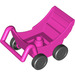 LEGO Dark Pink Duplo Pram with Black Wheels (92937)