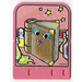 LEGO Rose foncé Explore Story Builder Pink Palace Card avec book Modèle (42180 / 44004)