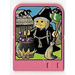 LEGO Dark Pink Explore Story Builder Pink Palace Card with witch pattern (42182 / 44006)