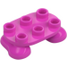 LEGO Rose Foncé Feet 2 x 3 x 0.7 (66859)